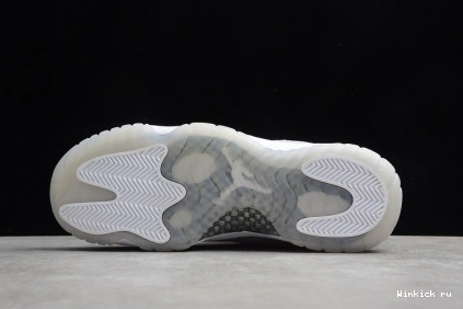 11 WHITE METALLIC SILVER - JORDAN RETRO 0719